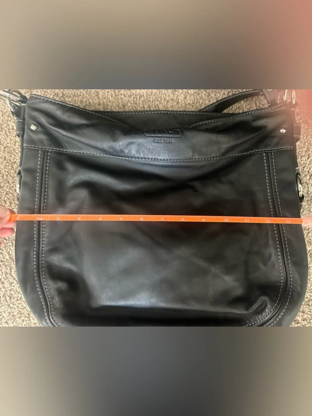 Coach Purse- all leather, worn once! - Picture 9 of 10